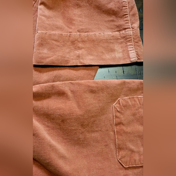 AVEC LES FILLES  Anthopologie burnt orange, wide leg corduroy pants, size 8 EUC - Picture 9 of 13